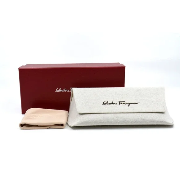 FERRAGAMO SF239S 758 GREEN/SILVER BROWN GRADIENT AVIATOR AUTHENTIC SUNGLASSES - Picture 10 of 10